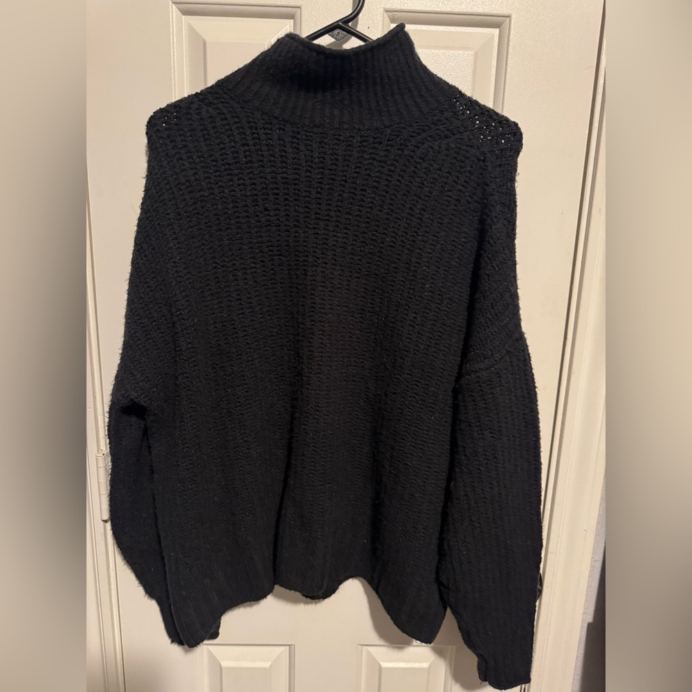 American Eagle Outfitters Black Turtleneck Sweater
